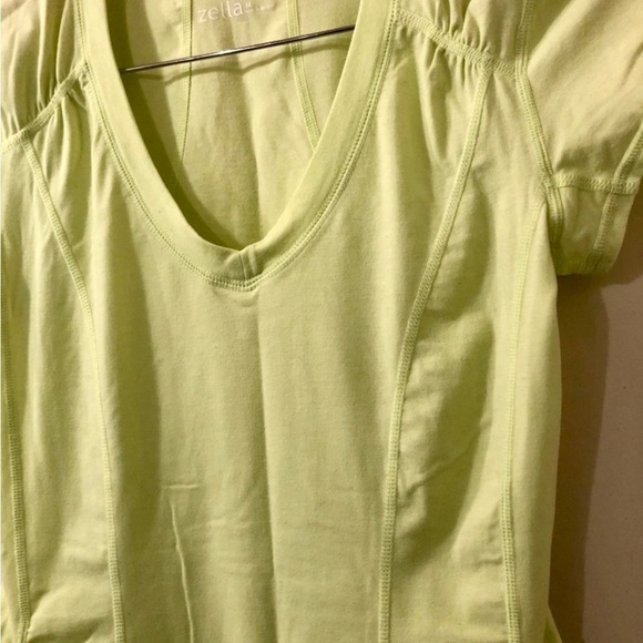 NWOT Zella Z6 Ruched Short Sleeve Tee-Women’s Medium - Picture 4 of 5